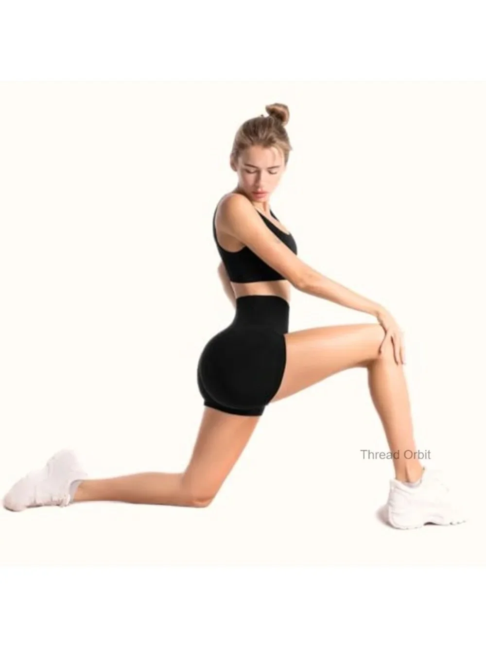 2 Pack High Waisted Biker Shorts with Pockets for Women - Spandex Yoga Running
